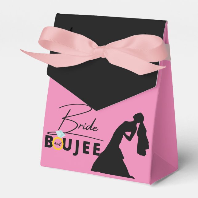 Bride and Boujee Bachelorette/Bridal Shower Photo  Favor Boxes (Front Side)