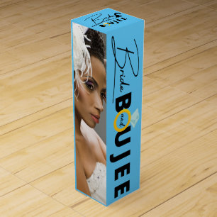 Bride and Boujee Bachelorette/Bridal Shower Photo Wine Box