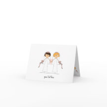Bride and Bride Wedding Cards