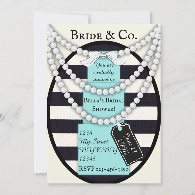 Bride and Co Bridal Shower Invitation (Front)