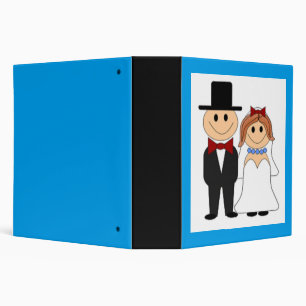 BRIDE AND GROOM 3 RING BINDER