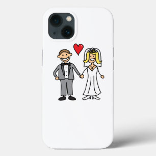 Bride And Groom (Add Your Own Text) iPhone 13 Case