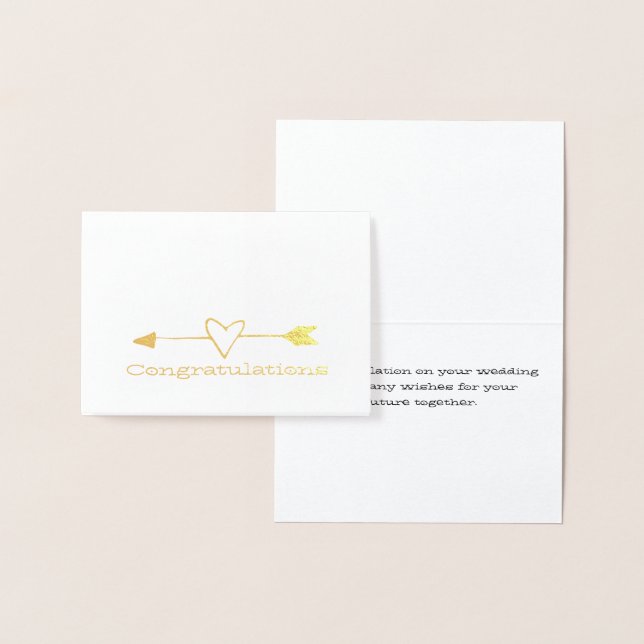 Bride and Groom Birds Mini Wedding Card (Display)