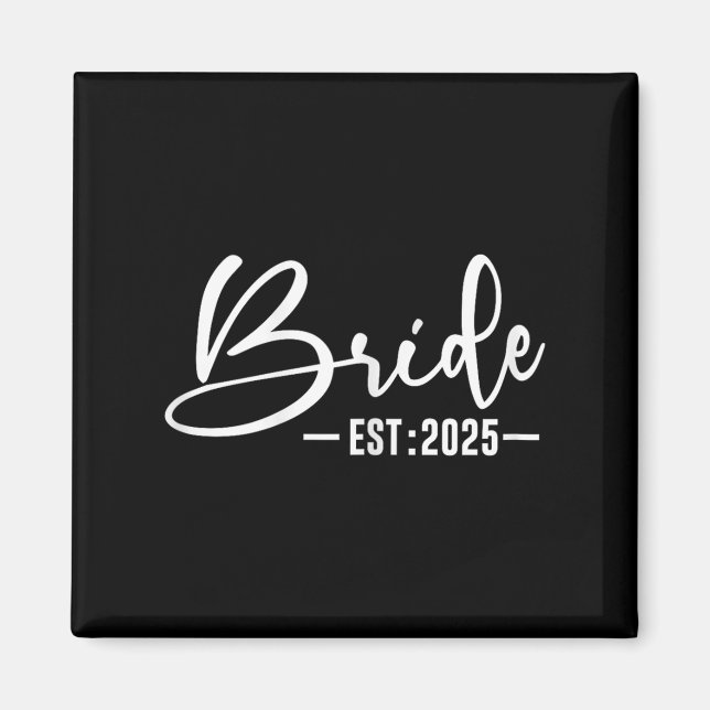 Bride And Groom Bride Groom Wedding Engagement Bri Magnet (Front)
