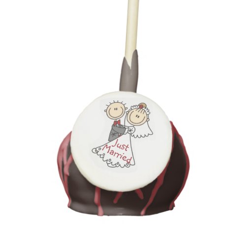 Bride and Groom Cake Pops