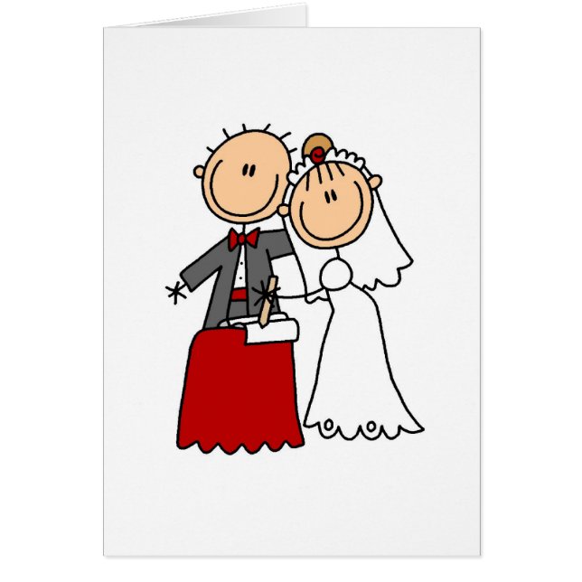 Bride And Groom Card (Front)