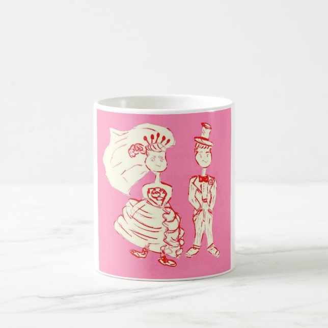 Bride and Groom Coffee Mug (Center)