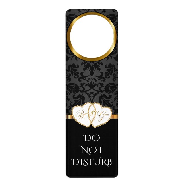 Bride and Groom  | Do Not Disturb Sign (Front)