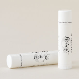 Bride and Groom Elegant Wedding Guest Lip Balm