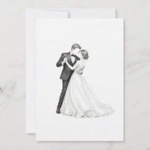 Bride and Groom First Dance Coloring Page Art