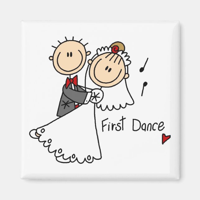 Bride and Groom First Dance T-shirts and gifts Magnet (Front)
