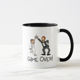 Bride and Groom Game Over Mug
