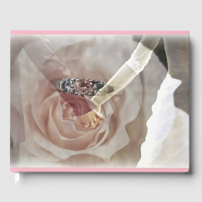 Bride and Groom Guest Book (Front)