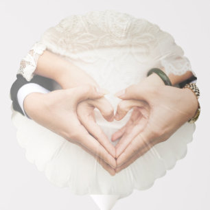 Bride and Groom Holding Hands (Wedding) (Marriage) Balloon