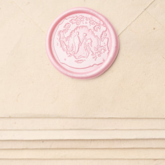 Bride and Groom Holding Hands Wedding  Wax Seal Sticker