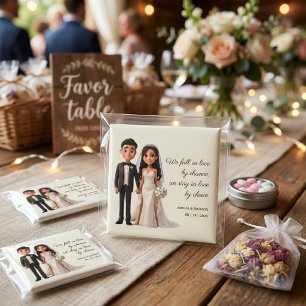 Bride and Groom Love Quotes Wedding Favors Magnet