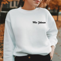 Bride and Groom Mr & Mrs Sweatshirts Wedding