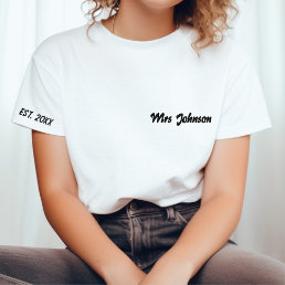 Bride and Groom Mr &amp; Mrs Sweatshirts Wedding 