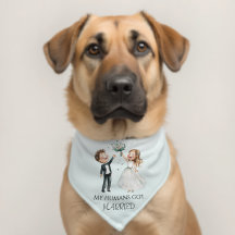 Bride and Groom My Humans Got Married