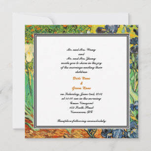 Bride and groom parents' invitation, wedding invitation