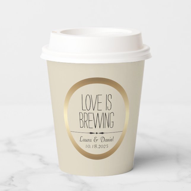 Custom Paper Cups, Wedding Coffee Cups, Personalized Coffee Cups, Printed  Paper Cups, Monogrammed Coffee Cups, Coffee Bar, Hot Drink Cups 