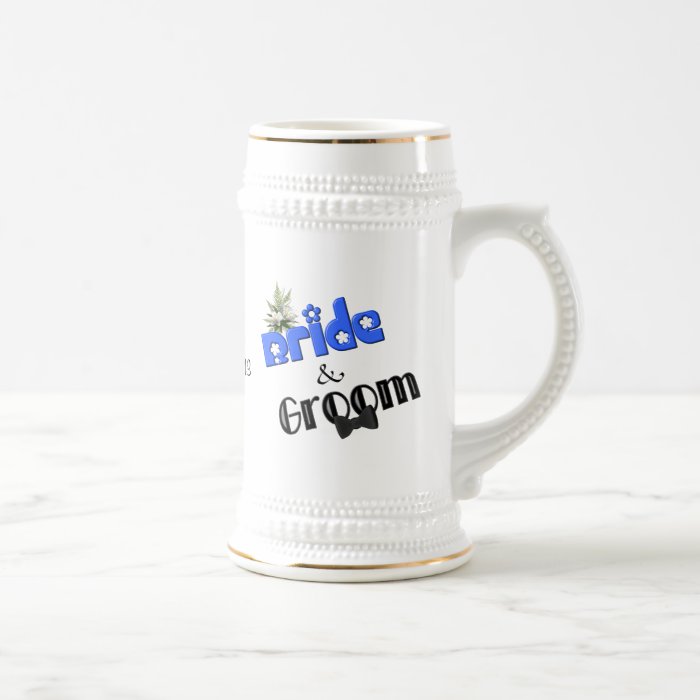 Bride And Groom Personalized Wedding Stein Mug