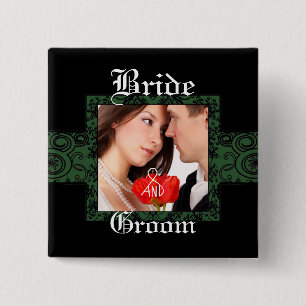 Bride and Groom Photo Button
