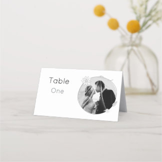 Bride and Groom Place Card