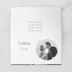Bride and Groom Place Card | Zazzle