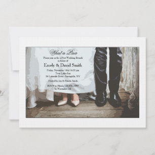 Bride and Groom Shoes Invitation