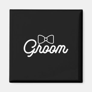 Bride And Groom Slogan Matching For Newlyweds Magnet
