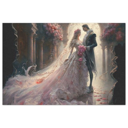 Bride and Groom  Tissue Paper