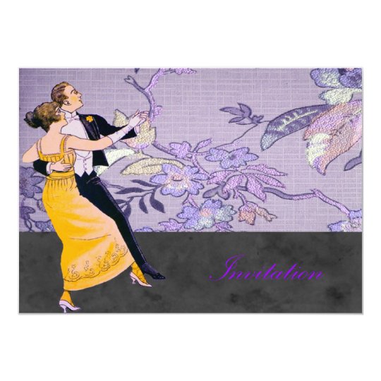 Bride And Groom Waltz Card