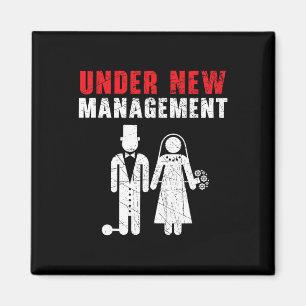 Bride And Groom Wedding Day Marriage Just Married Magnet
