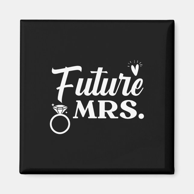 Bride And Groom Wedding Day Marriage Just Married  Magnet (Front)