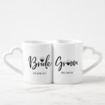 Bride And Groom Wedding Diamond Coffee Mug Set<br><div class="desc">Bride And Groom Wedding Diamond - easy to customize with your names.
The perfect wedding gift for the best day of their lifes</div>