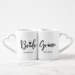 Bride And Groom Wedding Diamond Coffee Mug Set<br><div class="desc">Bride And Groom Wedding Diamond - easy to customize with your names.
The perfect wedding gift for the best day of their lifes</div>