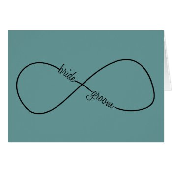 Bride And Groom Wedding Infinity by JoleeCouture at Zazzle
