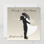 Bride and Groom Wedding Invitation