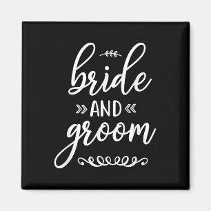 Bride And Groom Wedding Marriage Married Engaged  Magnet