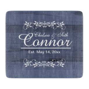 Bride and Groom Wedding or Anniversary DIY Text Cutting Board