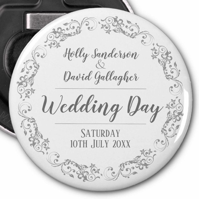 Bride and Groom Wedding Reception Bottle Opener (Creator Uploaded)