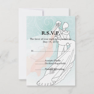 Bride and Groom Wedding RSVP