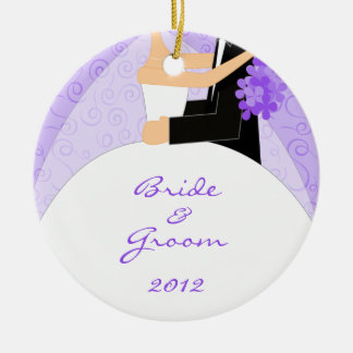 Bride and Groom's First Christmas Ornament