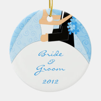 Bride and Groom's First Christmas Ornament