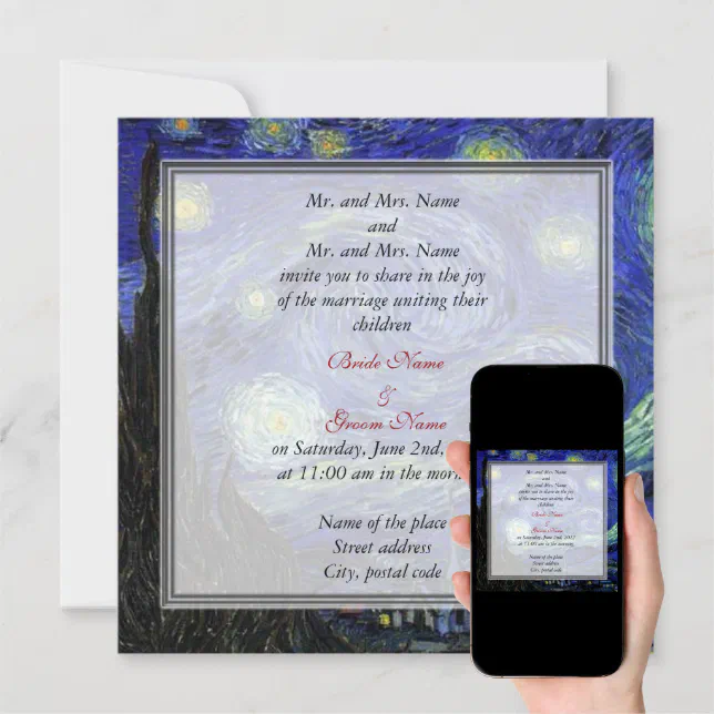 Bride And Groom's Parents Wedding Invitation | Zazzle