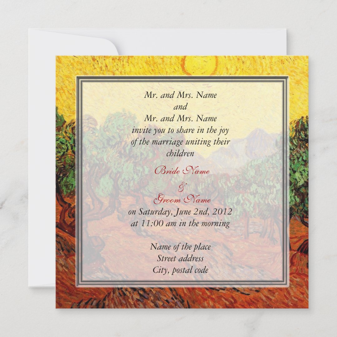 Bride And Groom's Parents Wedding Invitation | Zazzle