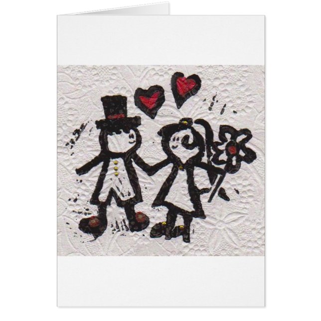 Bride and Grrom 2 Cards (Front)