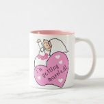 Bride and Heart I'm Getting Married Two-Tone Coffee Mug
