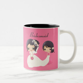 Bride and Maid of Honor Two-Tone Coffee Mug